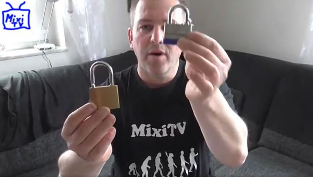 das richtige schloss für Geocacher um lock picking zu üben