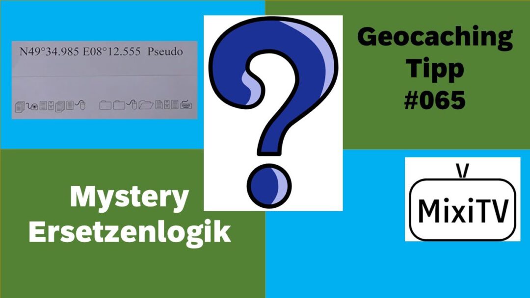 Geocaching Mysteries lösen durch Ersetzen logik einfach zu lernen