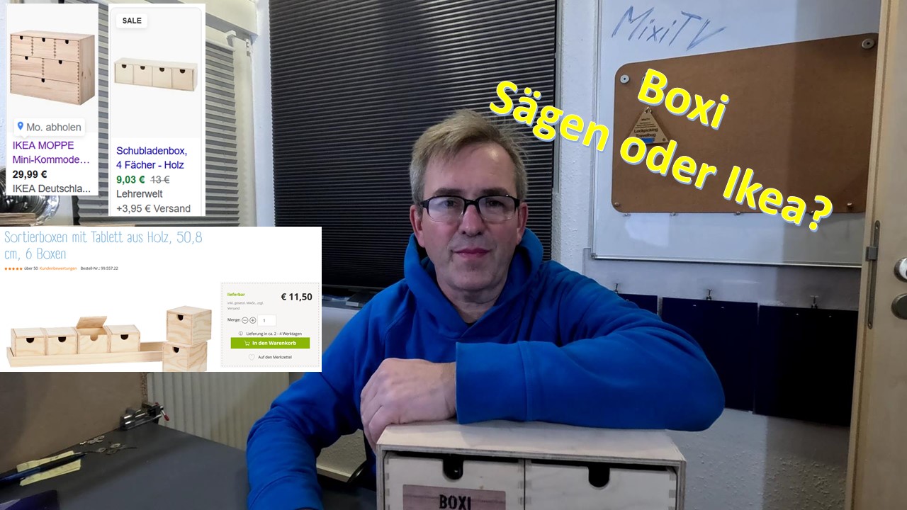 Boxi als DIY Sägen oder lieber Ikea Boxen kaufen und umbauen als Geocache oder Escapebox