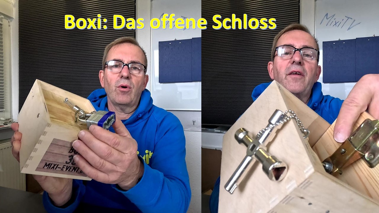 DIY Boxi Das offene Schloss ist ein geile Escape kiste zum selberbauen