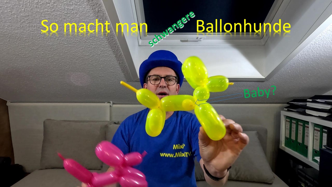 YT So macht man schwangere Ballon Hunde